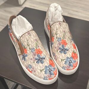 Floral Slip-On Sneakers